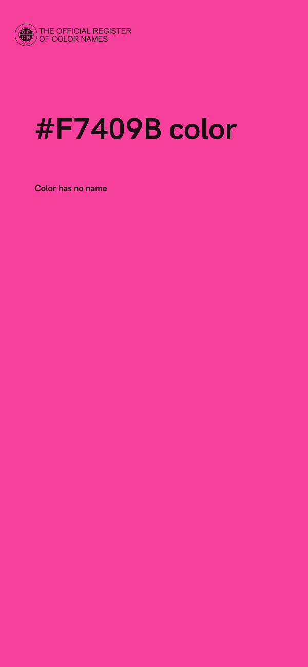 #F7409B color image