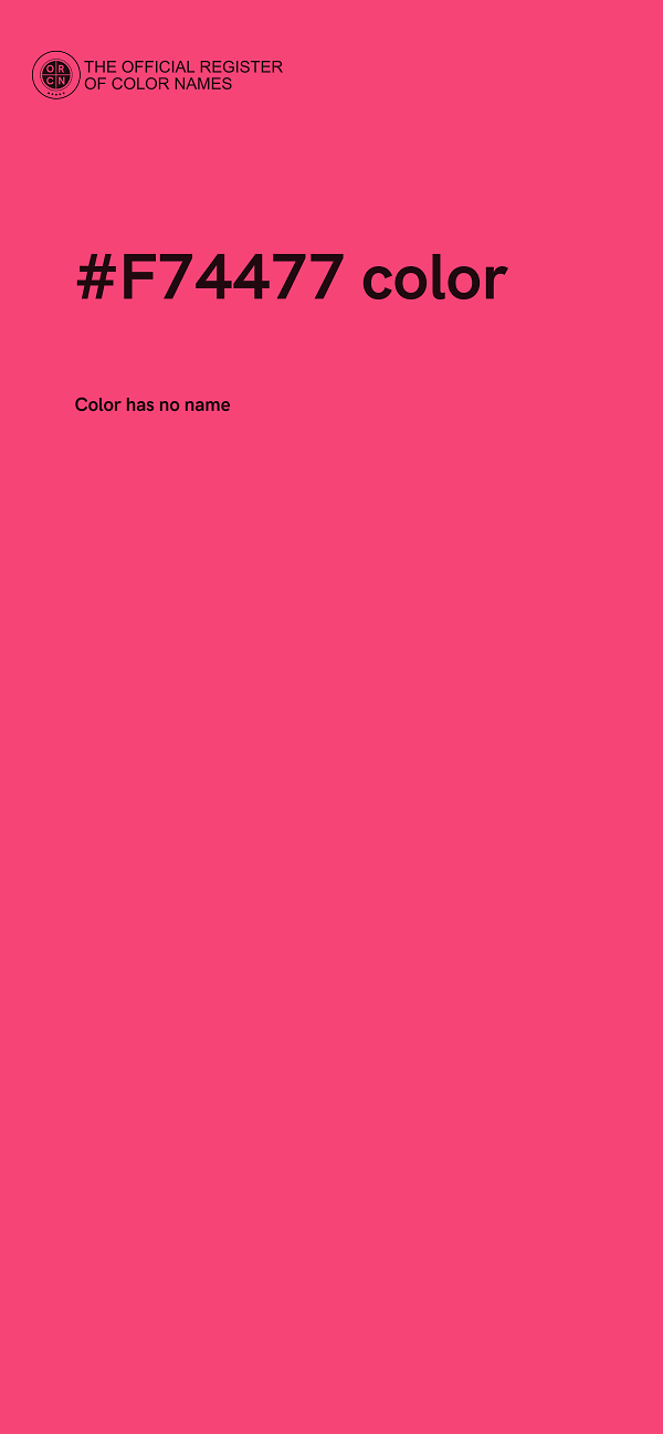 #F74477 color image