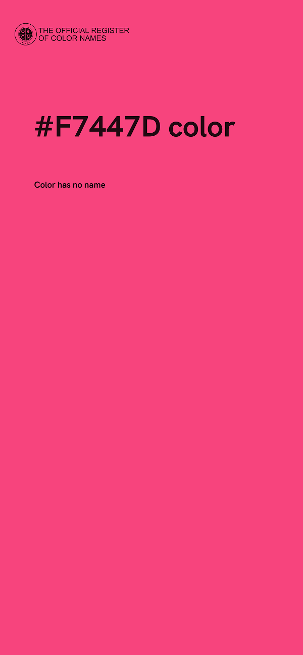 #F7447D color image
