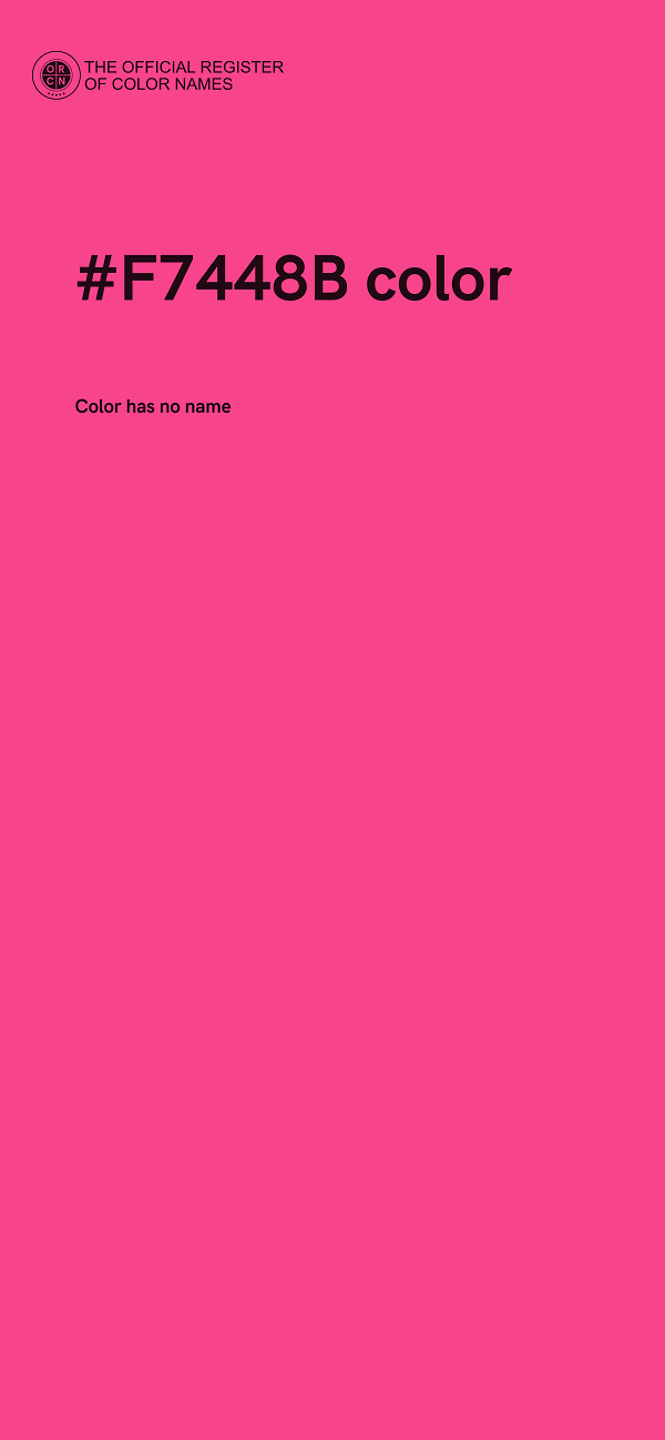 #F7448B color image
