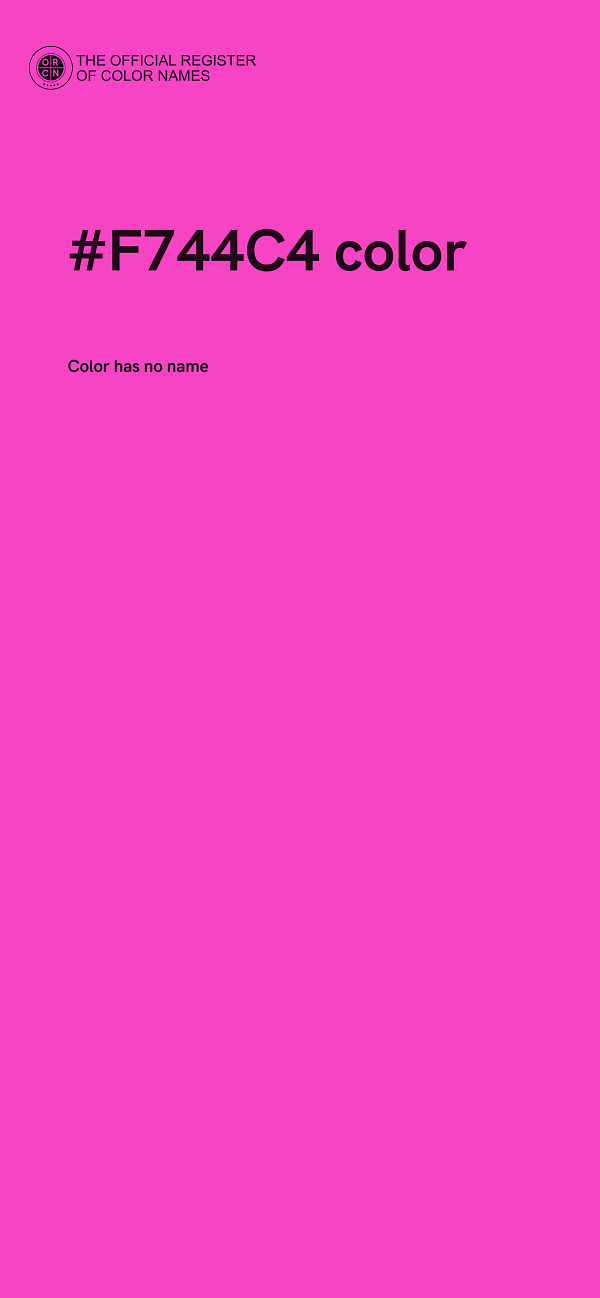 #F744C4 color image