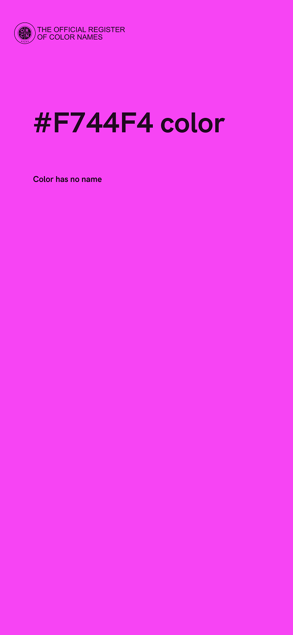 #F744F4 color image