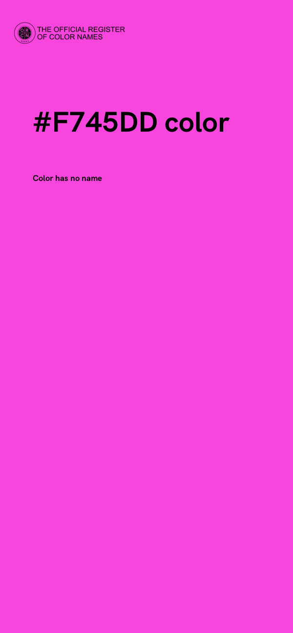 #F745DD color image