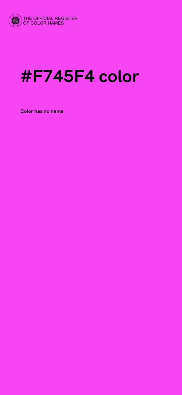 #F745F4 color image
