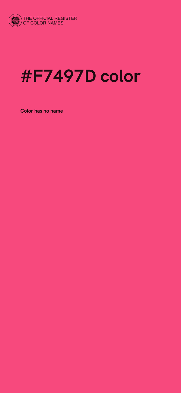 #F7497D color image