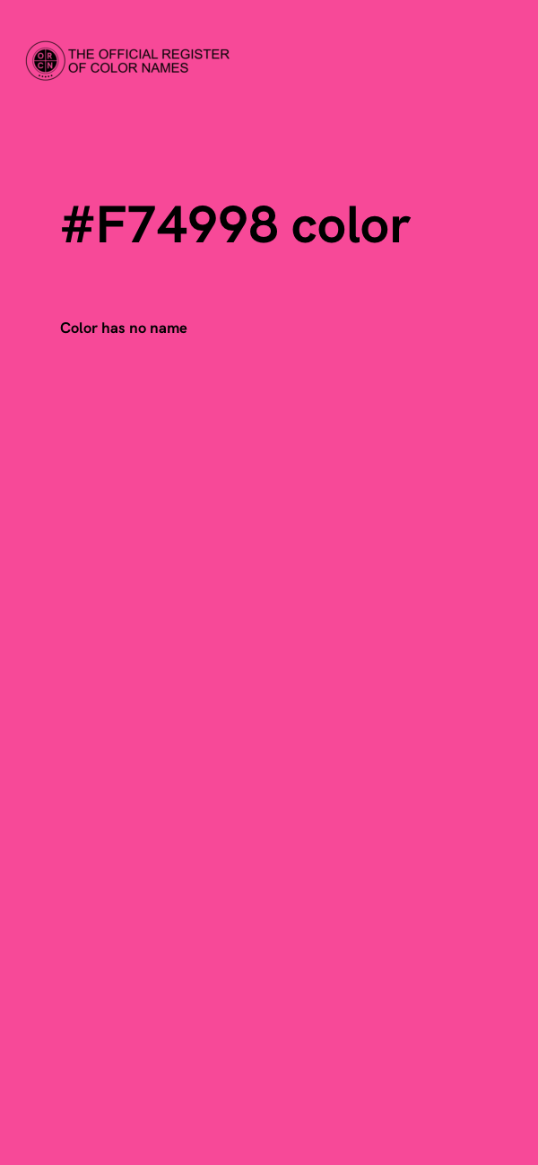 #F74998 color image
