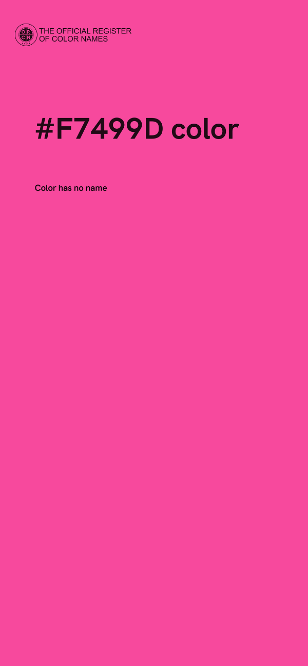 #F7499D color image