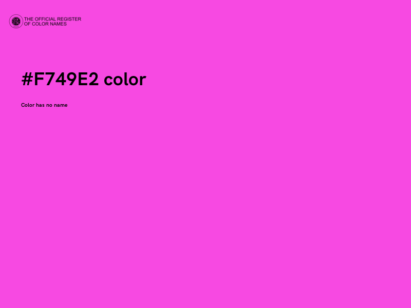 #F749E2 color image