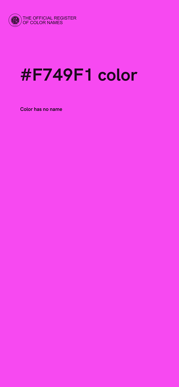 #F749F1 color image