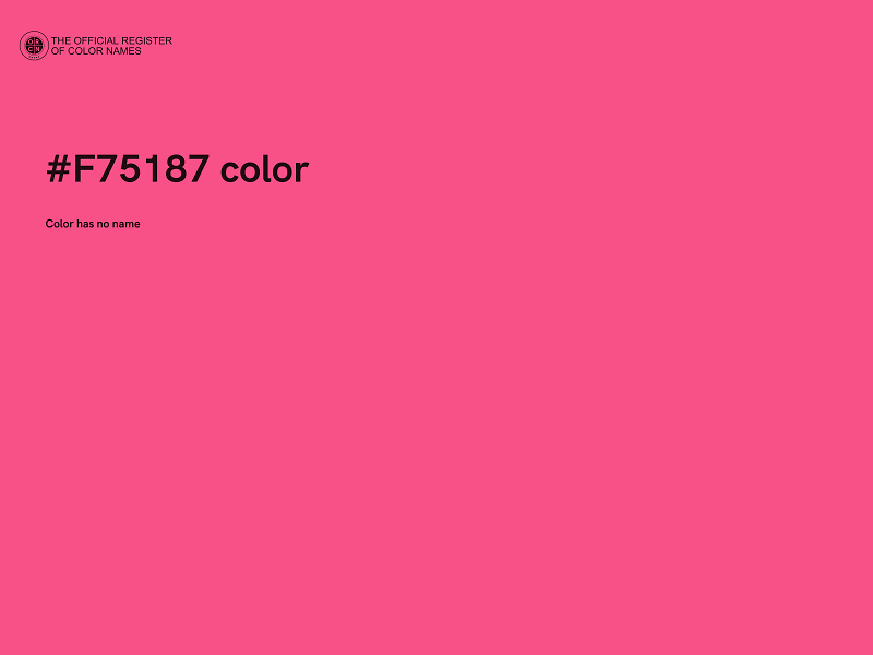 #F75187 color image
