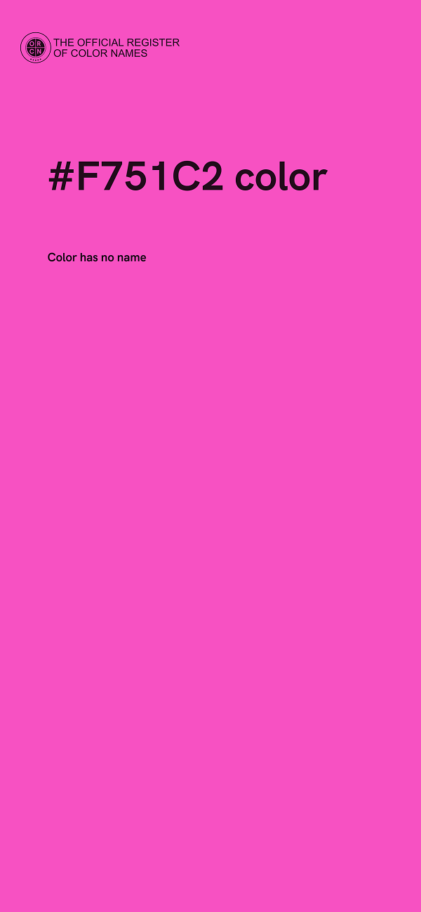 #F751C2 color image