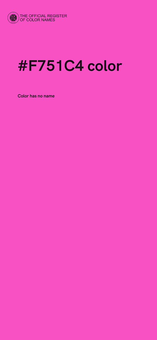#F751C4 color image