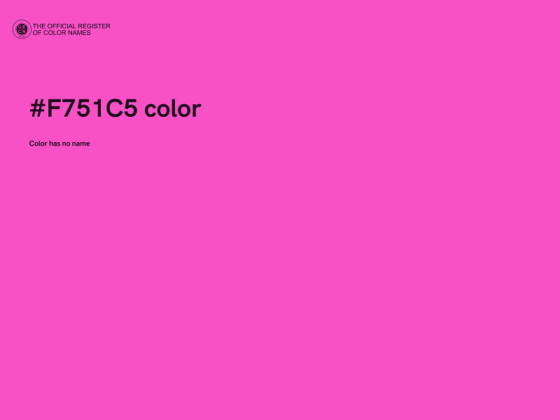 #F751C5 color image