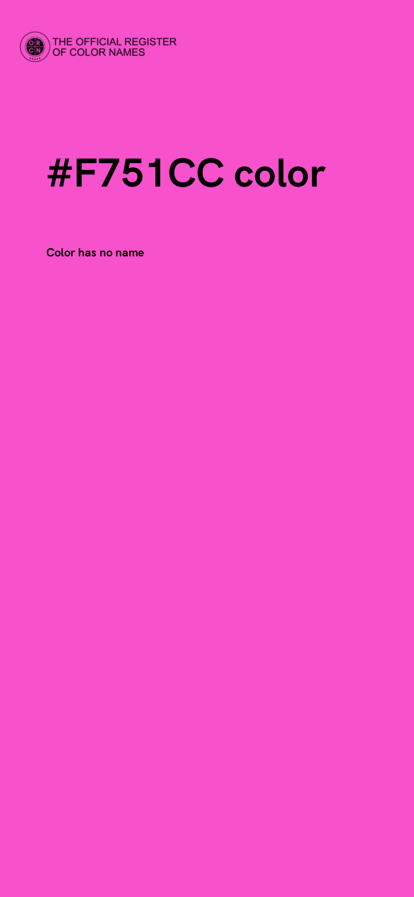 #F751CC color image