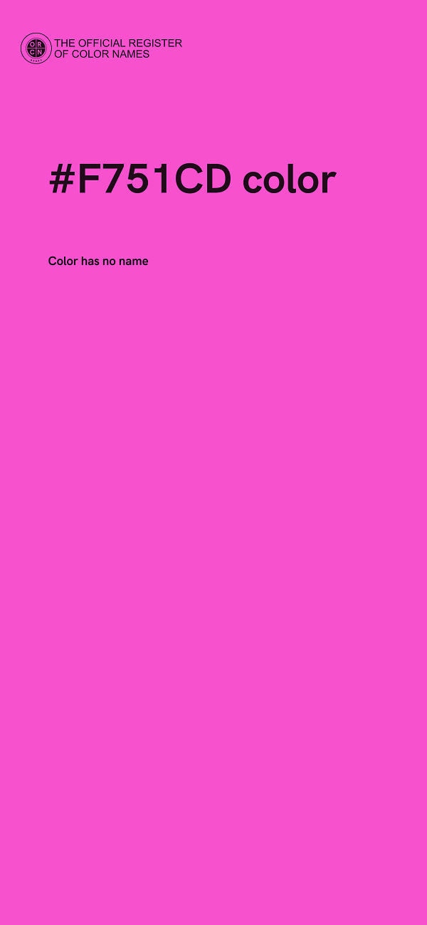 #F751CD color image