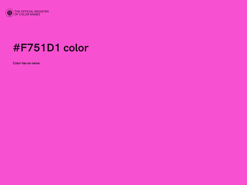 #F751D1 color image