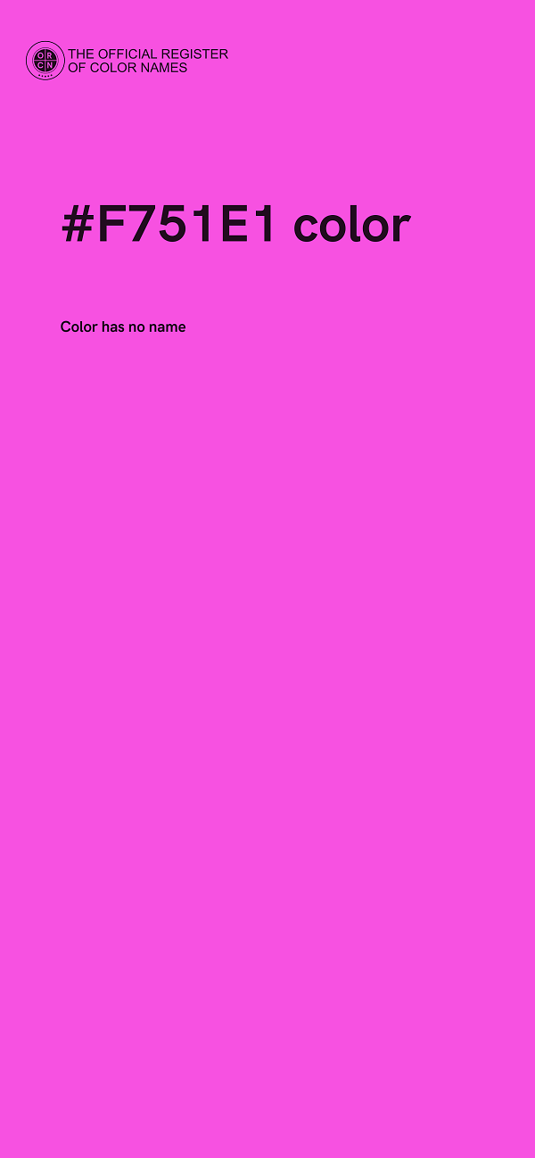 #F751E1 color image