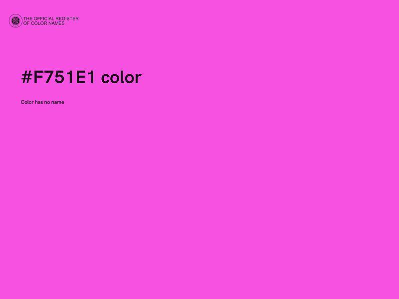 #F751E1 color image