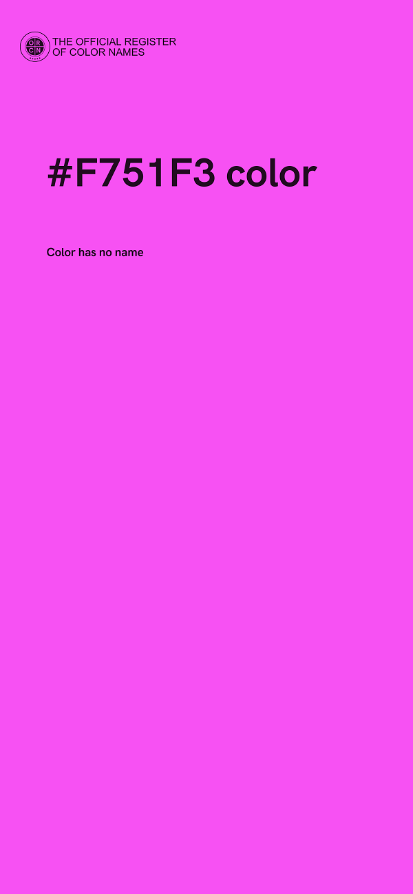 #F751F3 color image