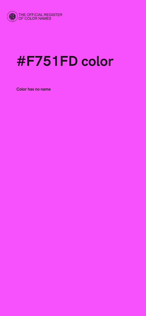 #F751FD color image
