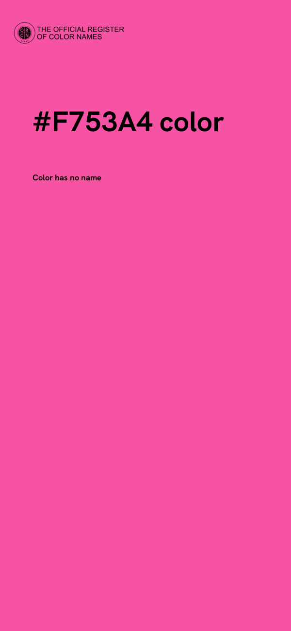 #F753A4 color image