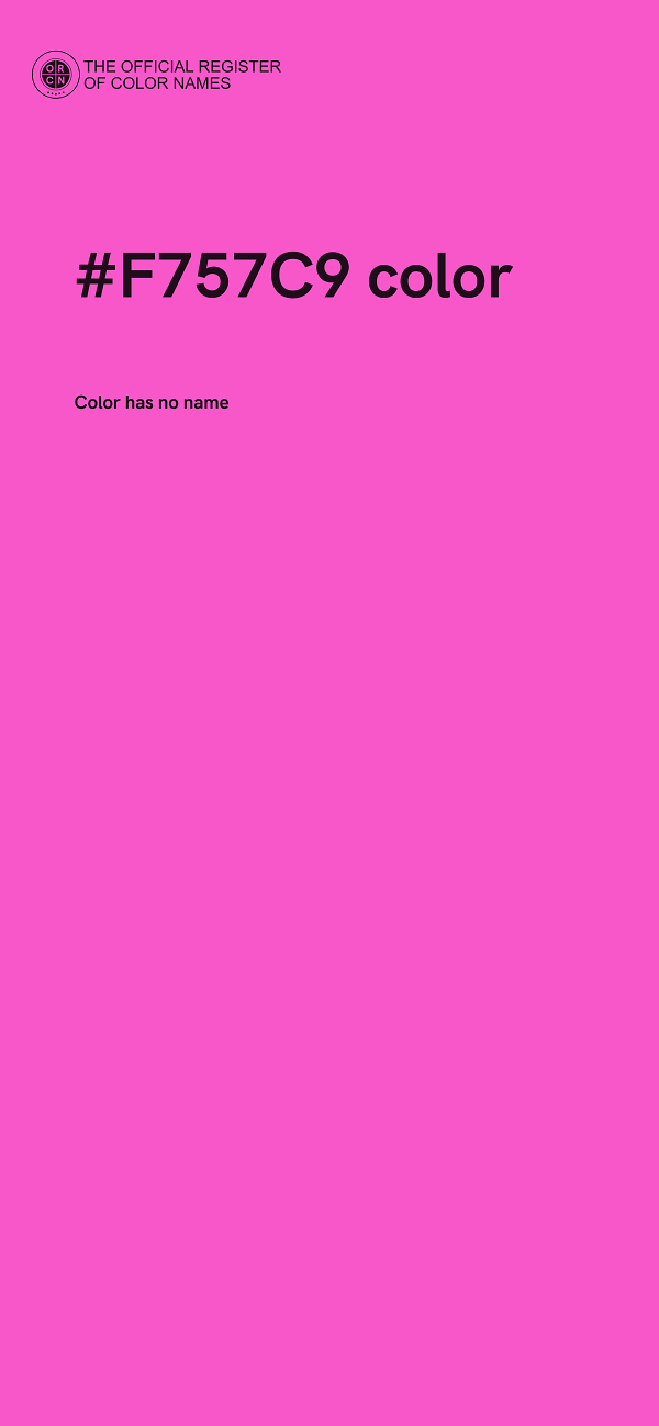 #F757C9 color image