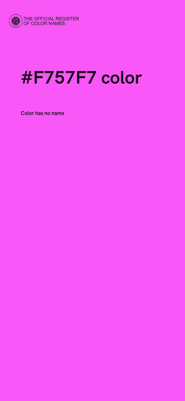 #F757F7 color image