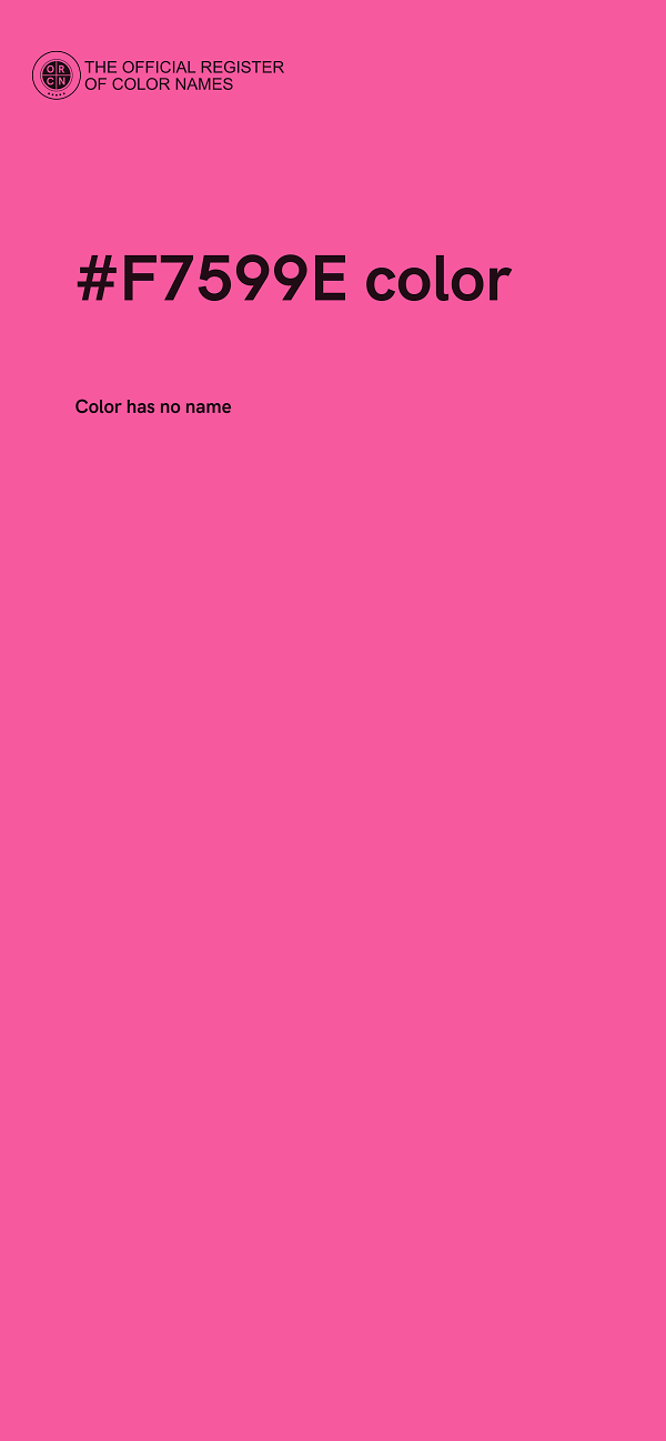 #F7599E color image