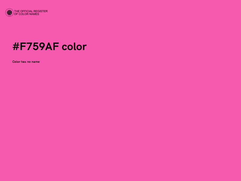 #F759AF color image