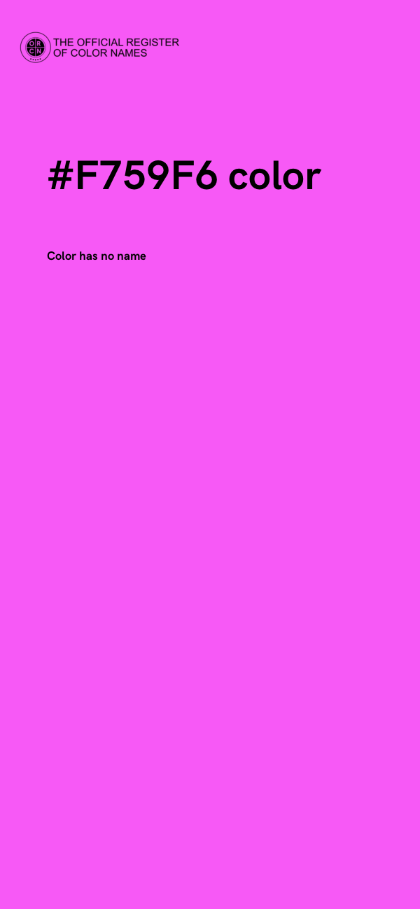 #F759F6 color image