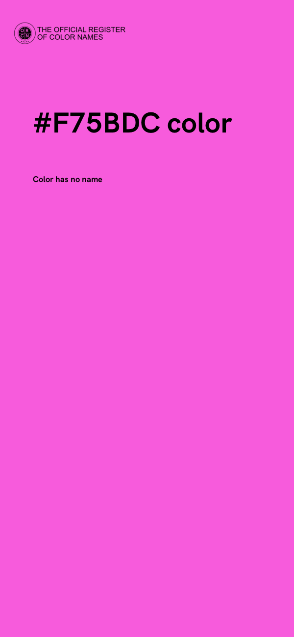 #F75BDC color image