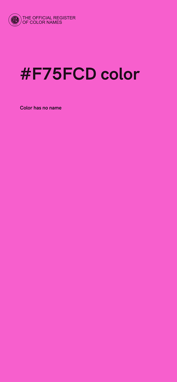 #F75FCD color image