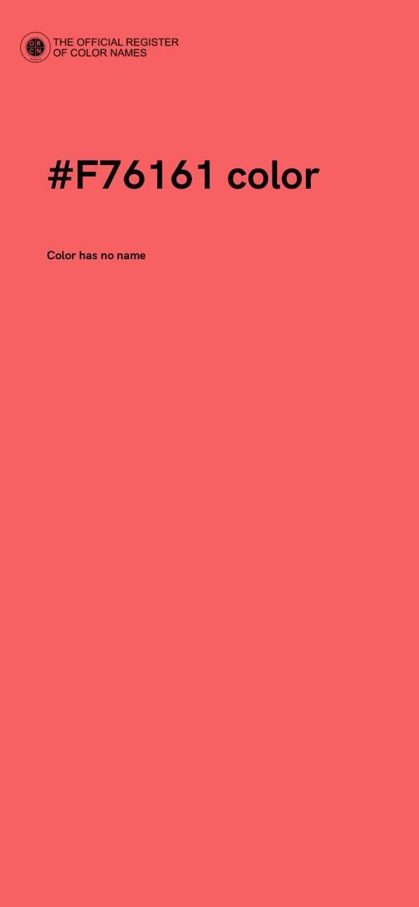 #F76161 color image