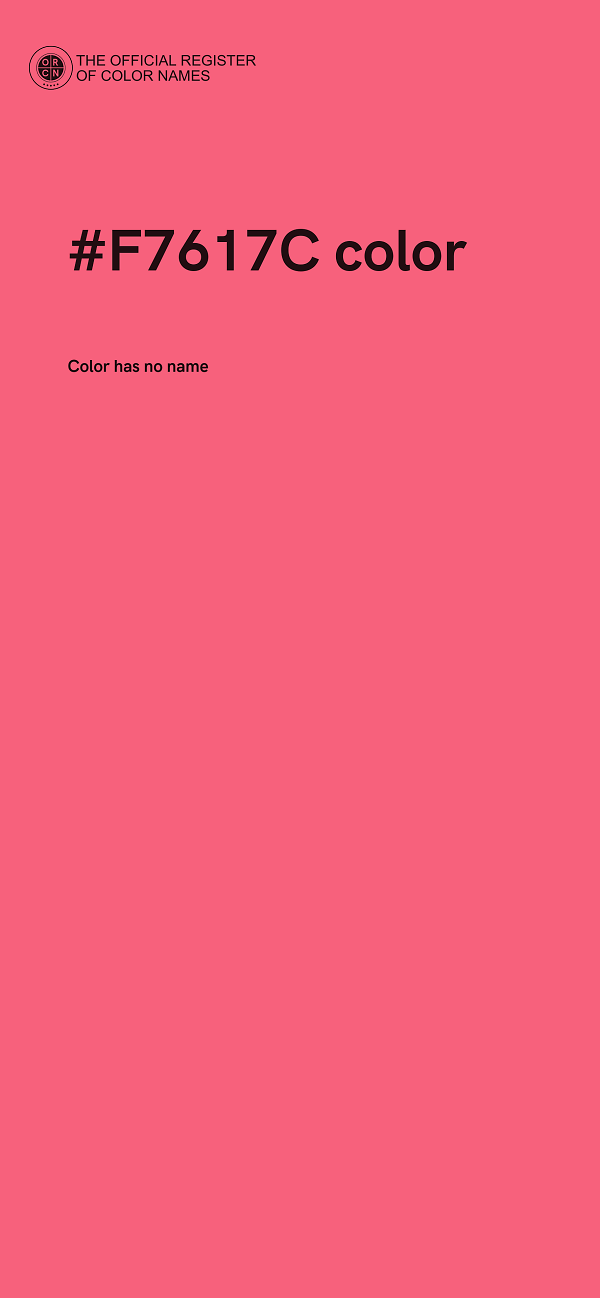 #F7617C color image