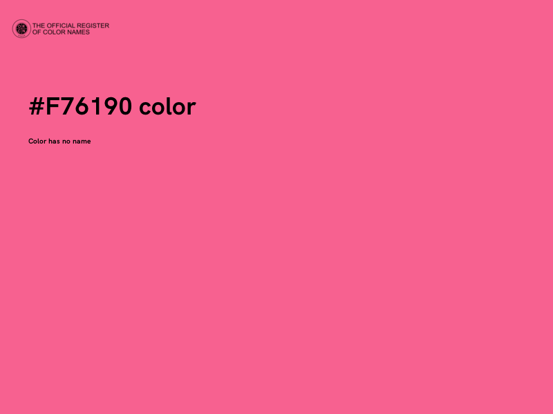 #F76190 color image