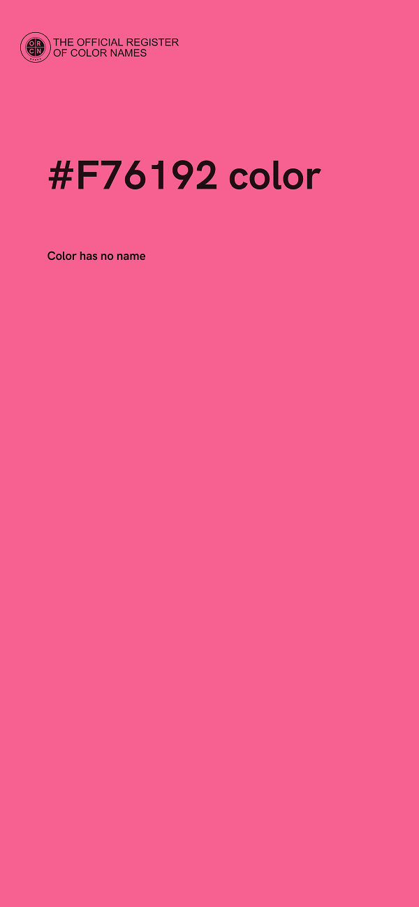 #F76192 color image