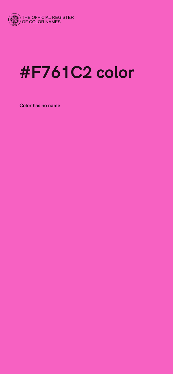 #F761C2 color image
