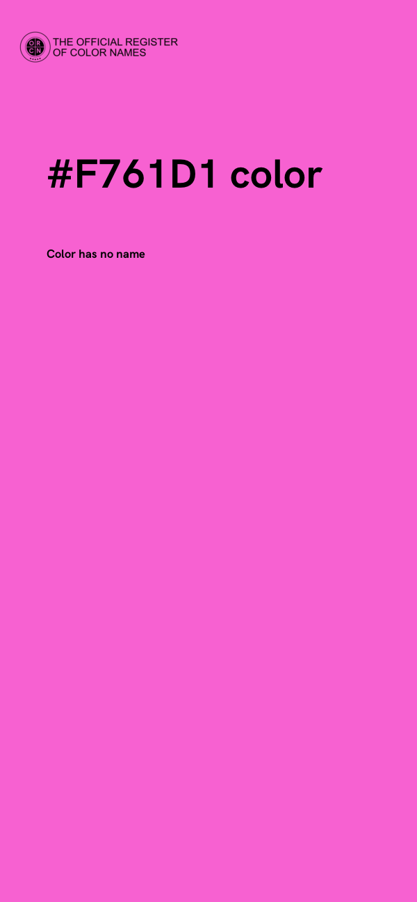 #F761D1 color image