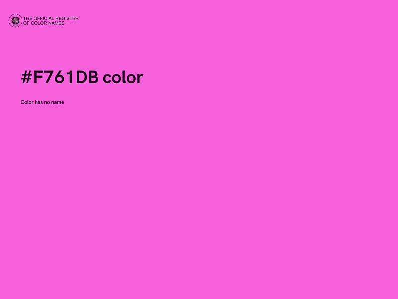 #F761DB color image