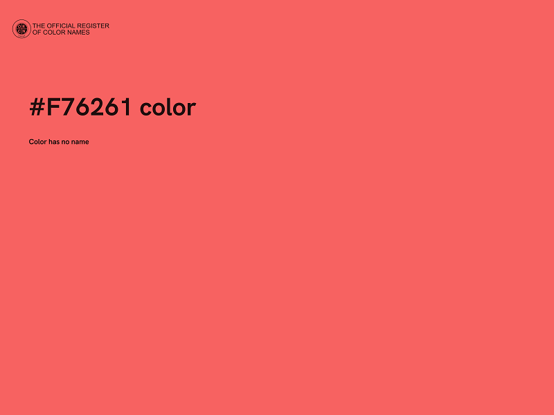 #F76261 color image