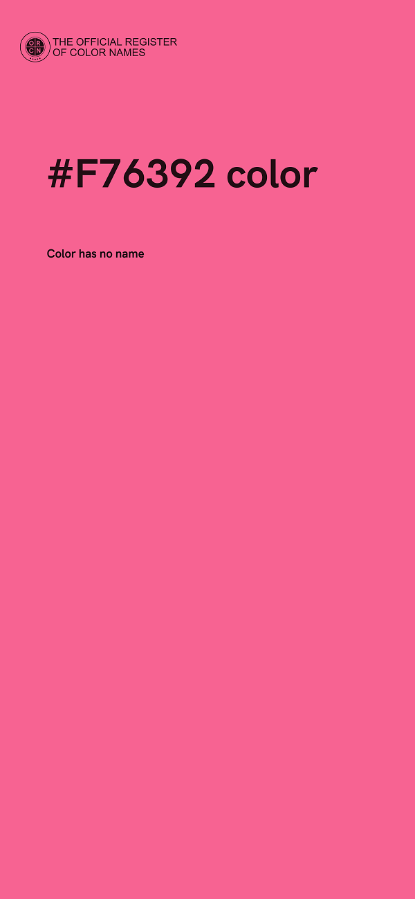 #F76392 color image