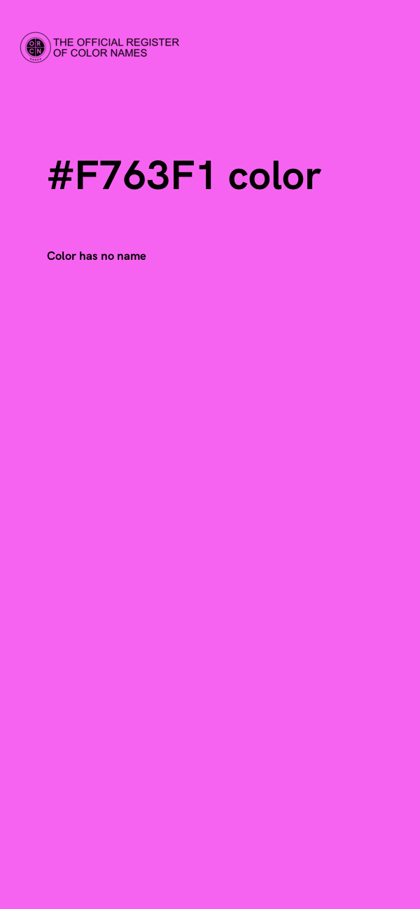 #F763F1 color image