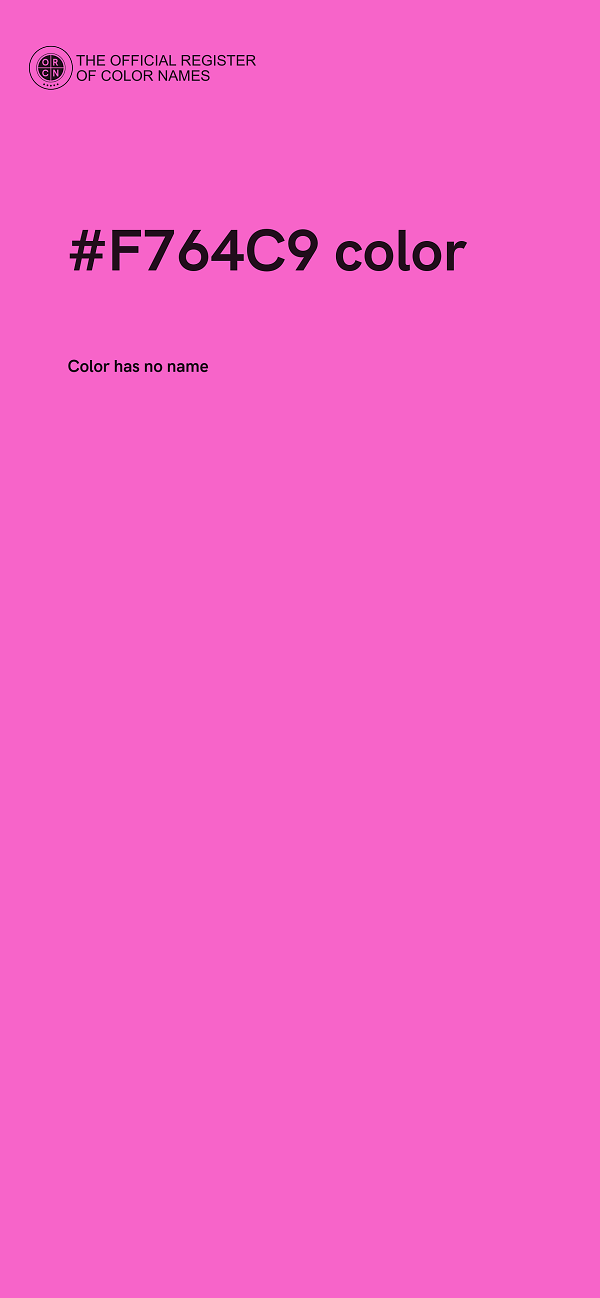 #F764C9 color image