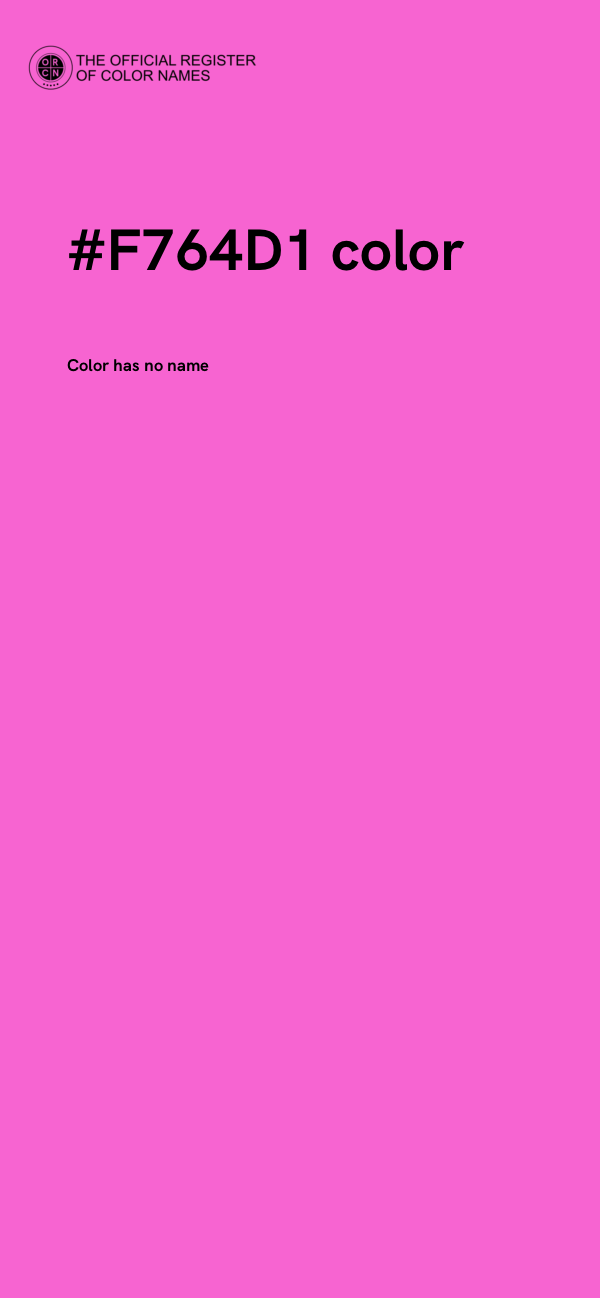 #F764D1 color image