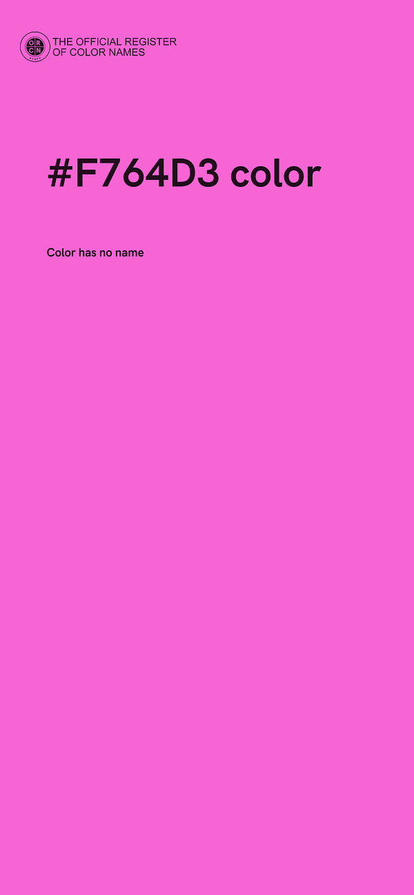 #F764D3 color image