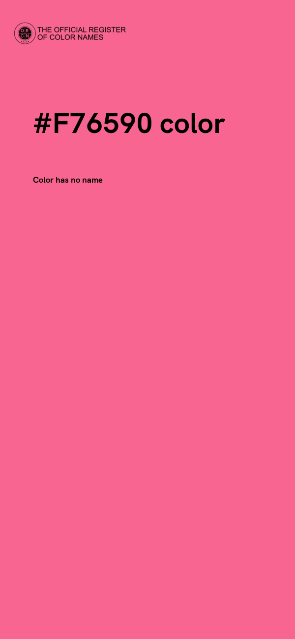 #F76590 color image