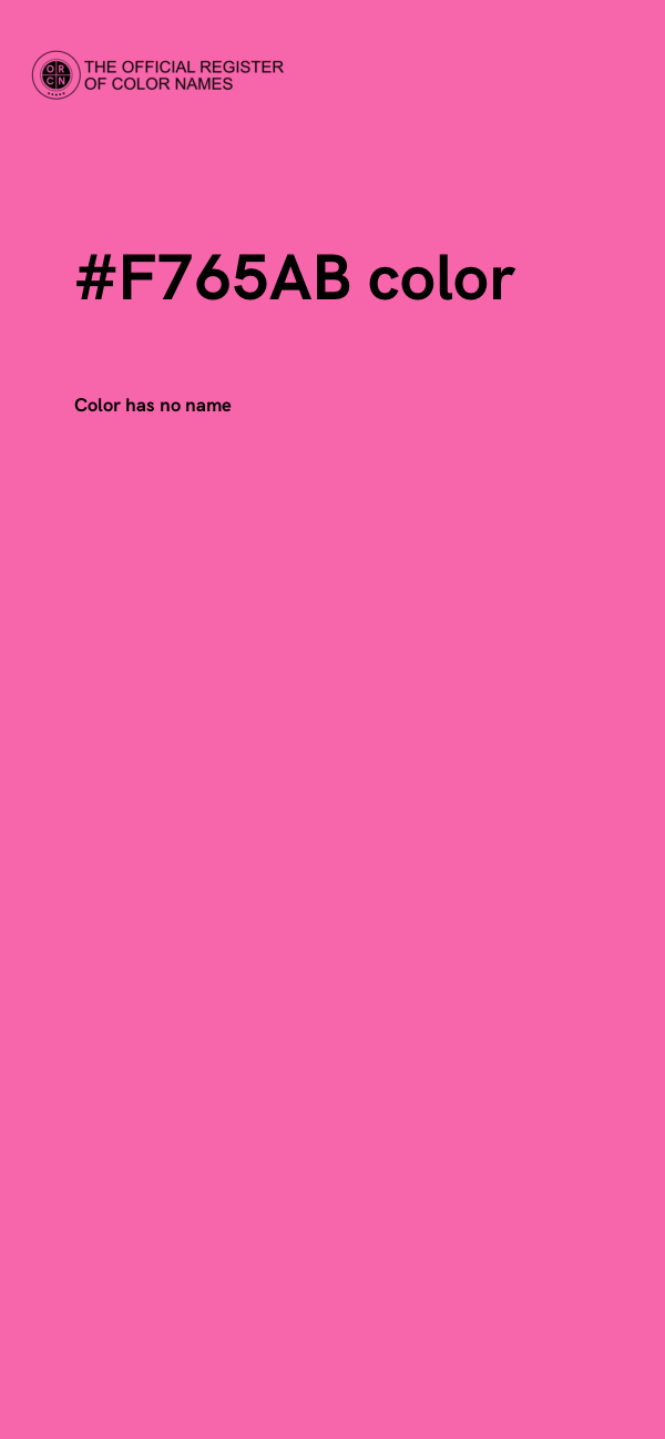 #F765AB color image