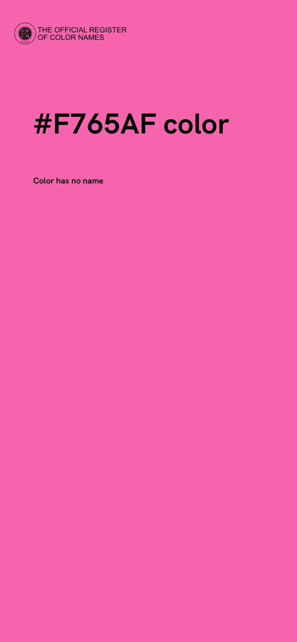 #F765AF color image