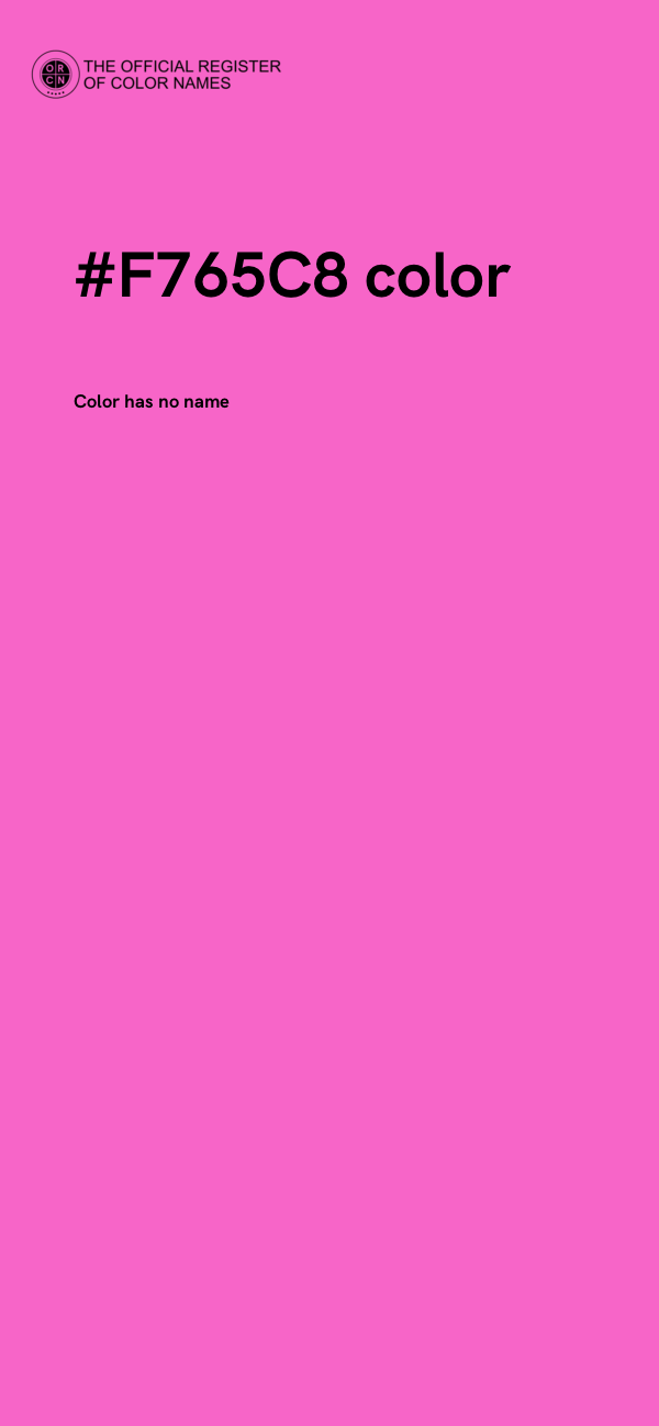 #F765C8 color image