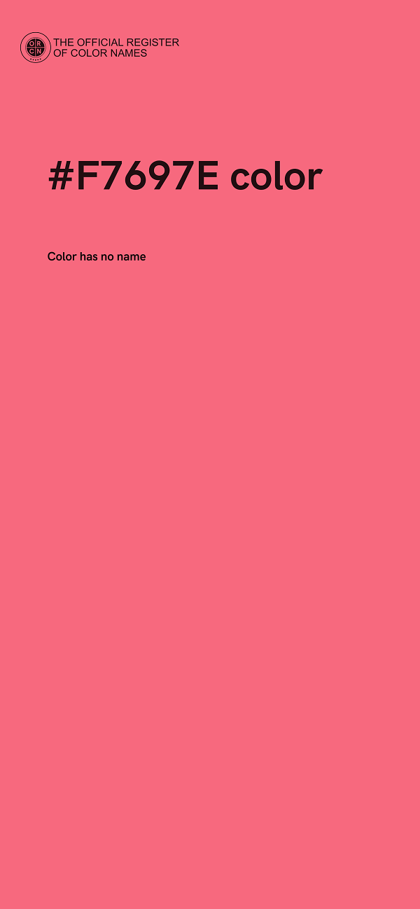 #F7697E color image